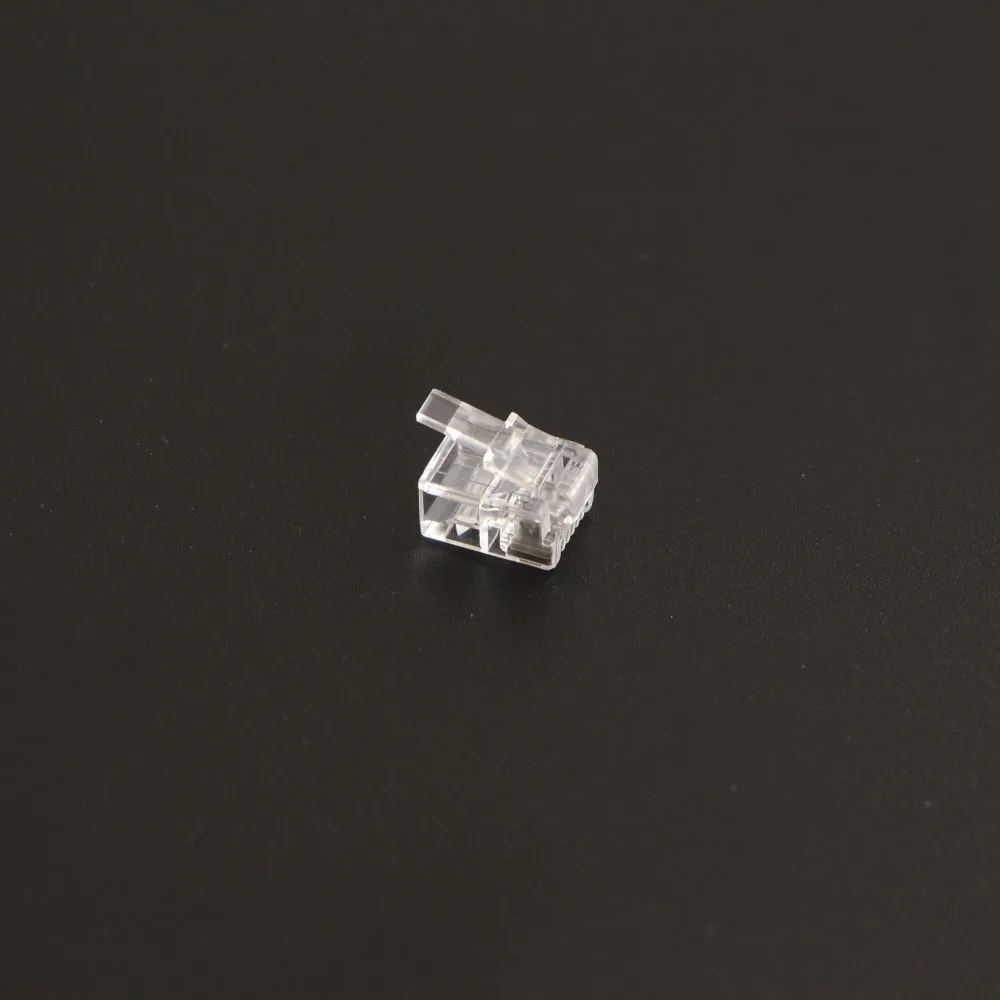 

RJ 11 Network Plug 10/20/50/100 Pieces 6P4C Telephone Cat 3 Plug for Cables,Keystone Jack,Patch Panel,faceplate