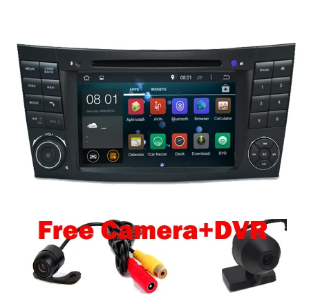 Free Camera Map Android Car Radio GPS for Mercedes Benz E Class W211 DVD Android 7