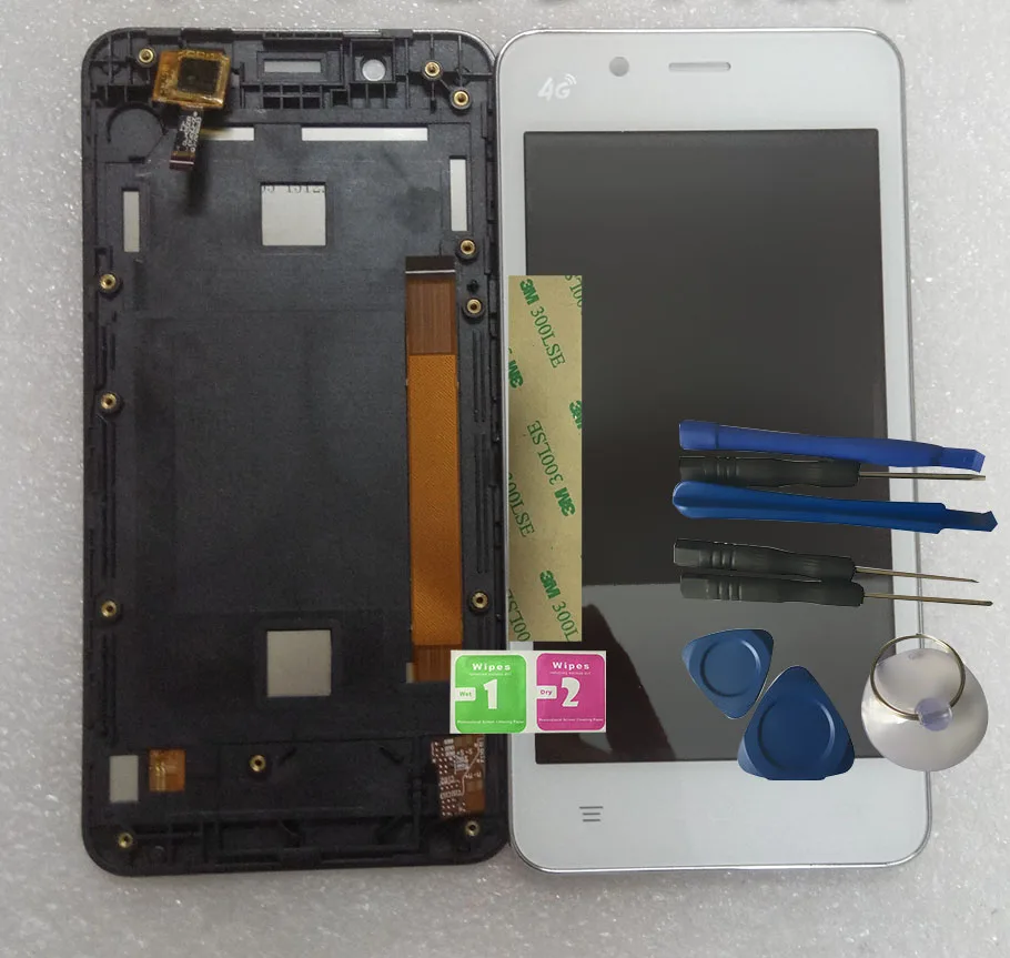 

New For Hisense M10-M Touch Screen With LCD Display With Frame Digitizer Replacement With Tools+3M Sticker