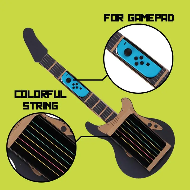

DIY Cardboard Paper Creations Game Holder Foldable Stand Bracket Kit Toys Game Guitar Arcade Holder for Nintend Switch Console