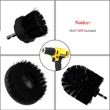 3 pcs/set Power Scrubber Brush Drill Brush Clean for Bathroom Surface Tub Shower Tile Grout Cordless Power Scrub Cleaning Black 3 pcs/set Power Scrubber Brush Drill Brush Clean for Bathroom Surface Tub Shower Tile Grout Cordless Power Scrub Cleaning Black