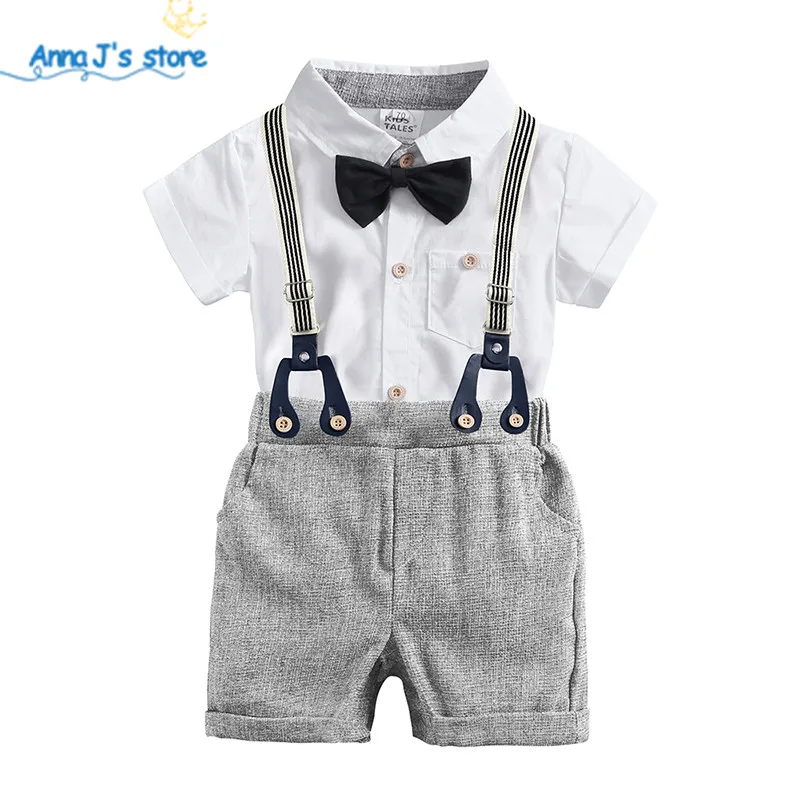 Baby Boy Clothing Sets Infants Newborn Boy Clothes Shorts Sleeve