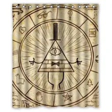 Gravity Fällt Gedruckt Polyester Duschvorhang 60×72 Zoll Amerikanische Bad Duschvorhang
