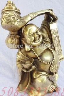 

Bronze statue copper maitreya decoration laughing buddha lucky Bronze