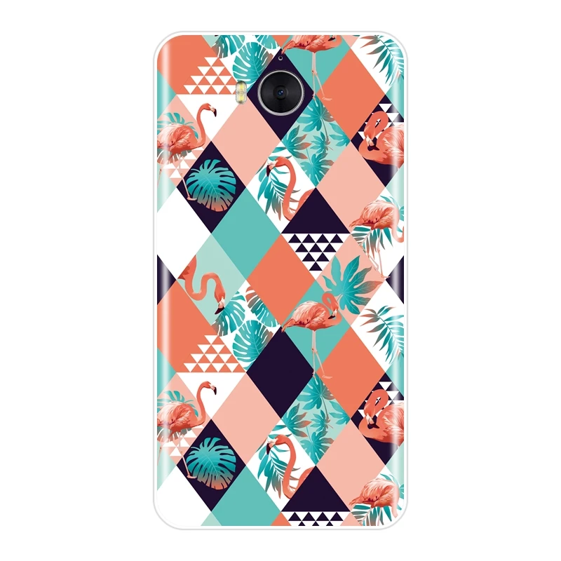 Задняя крышка для huawei Y3 Y5 Y6 II Y7 2017 Pro Модный мягкий силиконовый чехол телефона с