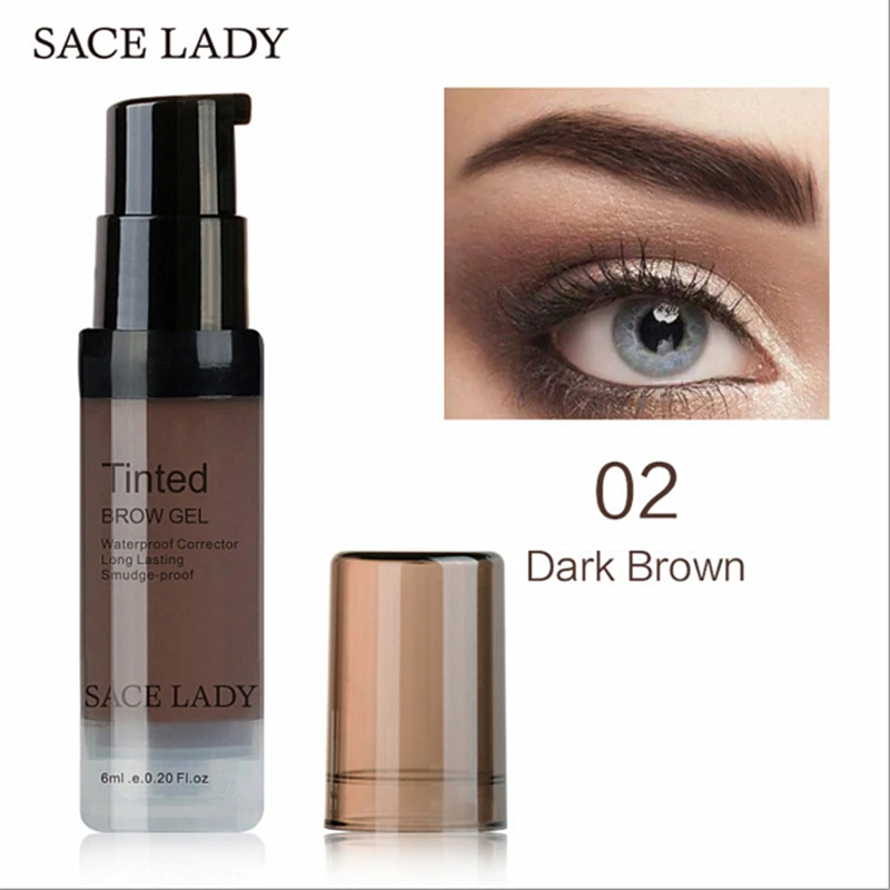 SACE LADY косметика для бровей гель оттенок крем светильник лый темный черный
