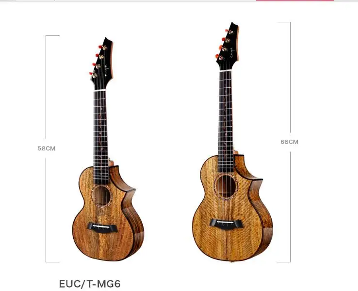 Enya MG6 Гавайская гитара 23 "26" 3A твердой древесины манго ukelele концерт тенор Гавайи Гитара 4 струнные Музыкальные инструменты профессионалов