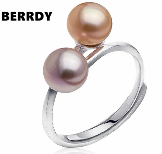 

REAL PEARL Freshwater Pearl Ring Finger Ring FREE SIZE Adjustable Ring Unique Designed with Freshwater Pearls