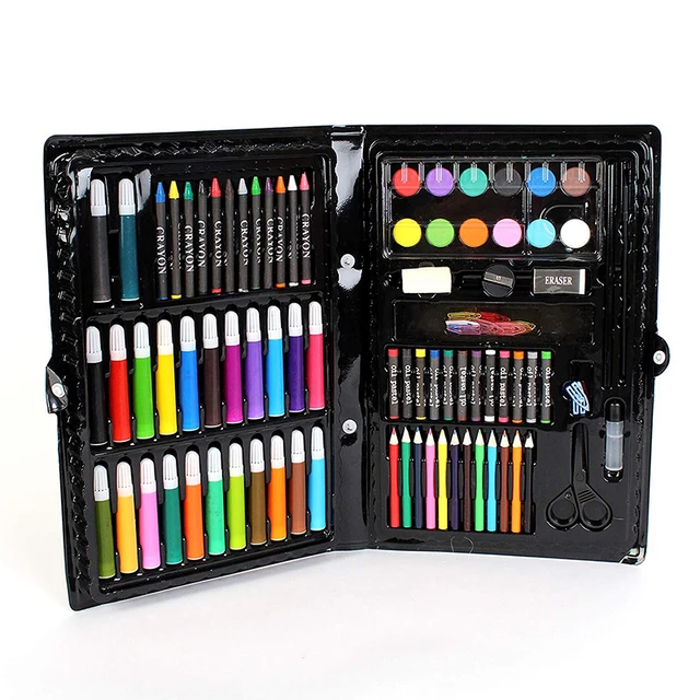 150Pcs/Set Kids Art Set Children Drawing Set Water Color Pen Crayon Oi –  Toyster