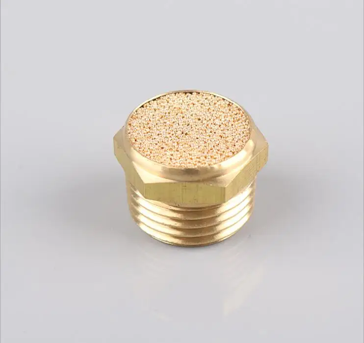Air 1/8 "1/4" 3/8 "1/2" BSP BSLM Латунь Пневматический Глушитель воздушный компрессор глушитель
