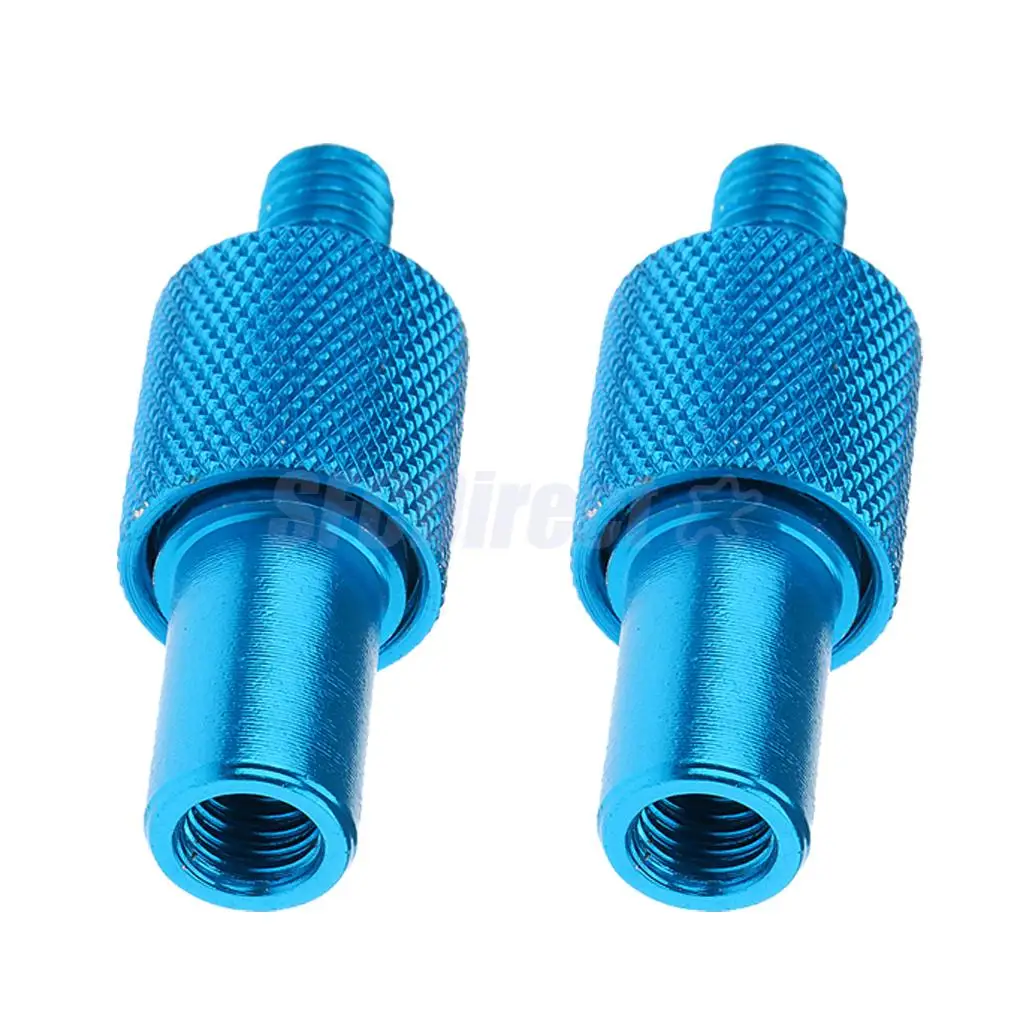 

2pcs Aluminium alloy 8mm Fishing Rod Pod Connector Net Head Adapter