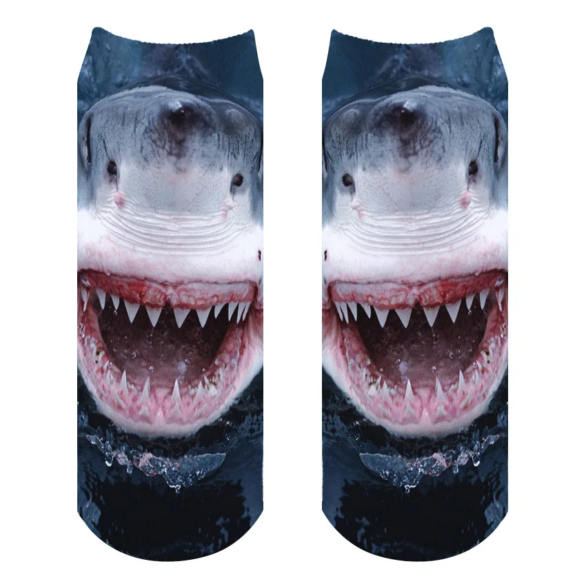 Носки для бега с 3d принтом «CHICK Jaws»