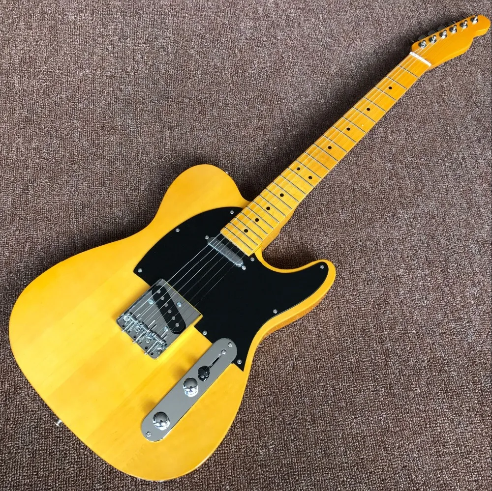 

Best Custom Shop NEW!High Quality yellow tele guitar Ameican standard telecaster electric Guitar stock TELE Electric Guitar