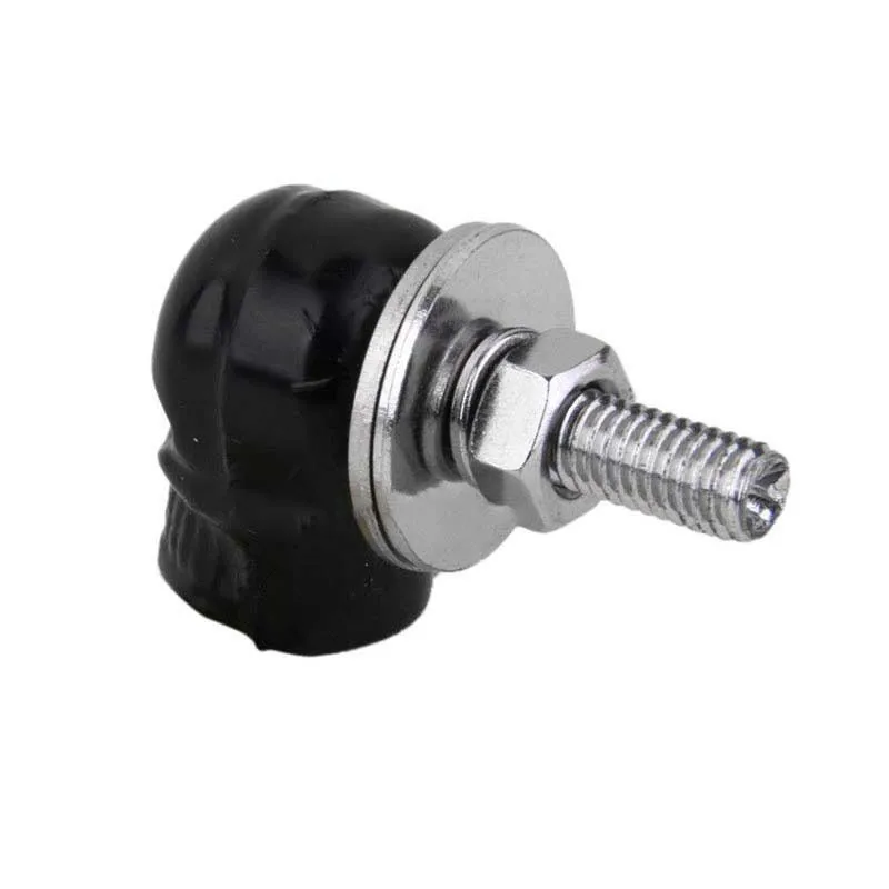 2pcs-Motorcycle-Car-Truck-Auto-Chrome-Skull-License-Plate-Frame-Bolts-Screws-Caps-Fastener-Nuts-Bolts(3)