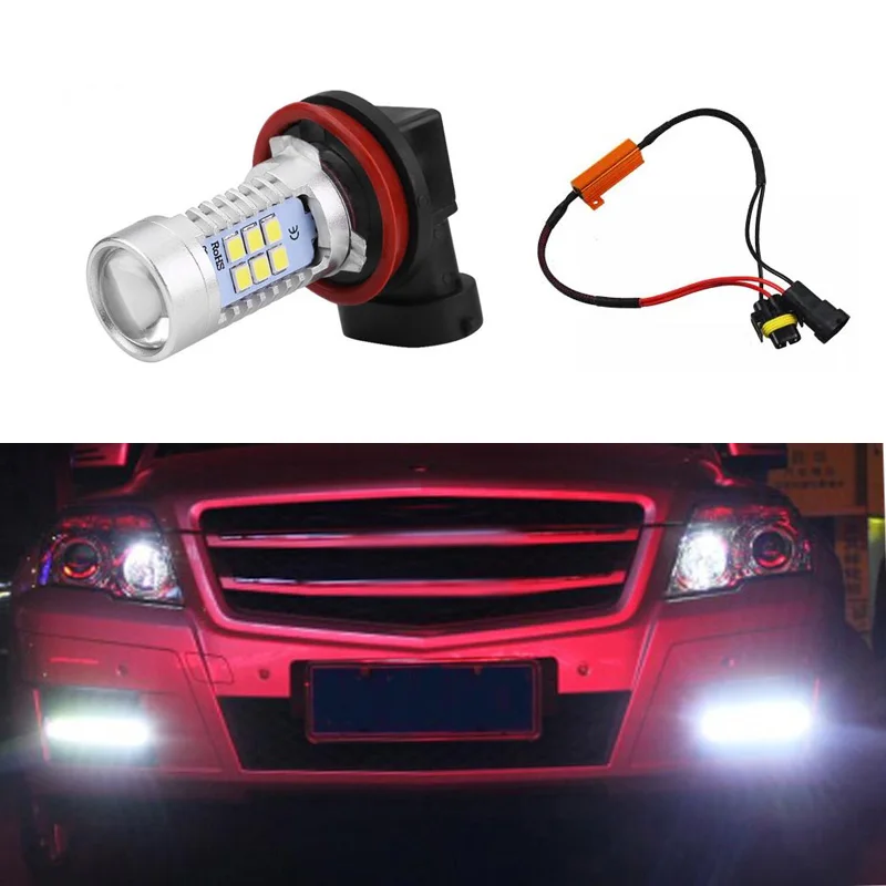 

BOAOSI 1x H11 H8 LED Car Lights LED Bulbs Fog Light Driving Lamp No Error For Mercedes Benz W211 W212 W164 W221