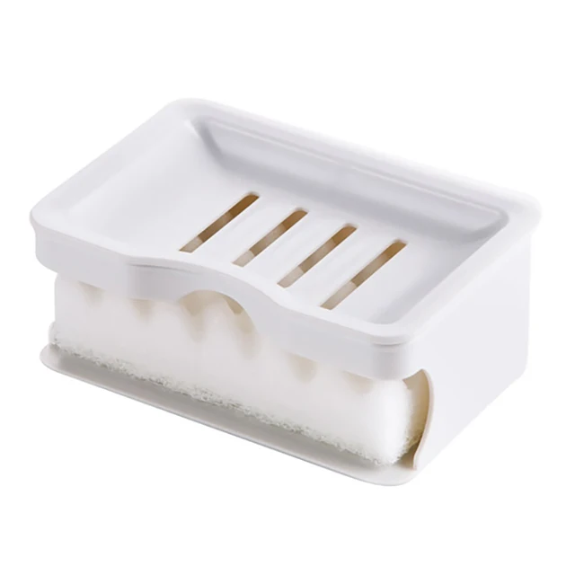 High QualityEco friendly Plastic Double Layers Drain Soap Dish with