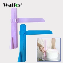 WALFOS Ajustable высота Торт Кондитерские шпатель крем масло помадка Scrasper выпечка торт поверхность Trentment шпатель DIY Кондитерские инструменты