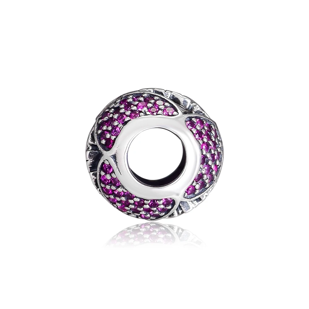 CKK Fit Pandora Браслеты Минни сверкающий бант амулеты 925 стерлингового серебра Шарм бусины для бусина для изготовления украшений