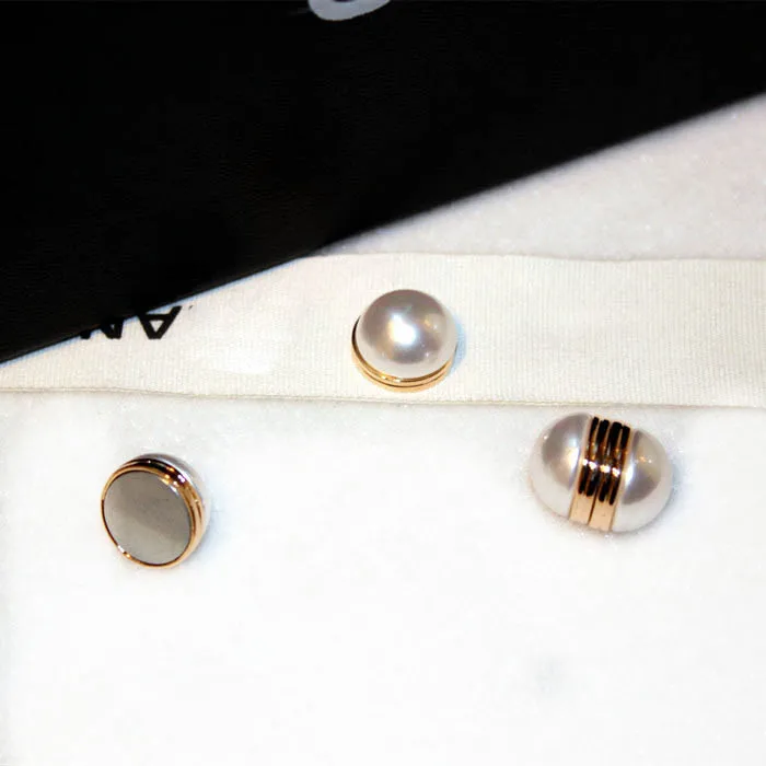 Новые модные темпераментные жемчужные серьги на магнитах без пирсинга женские серьги