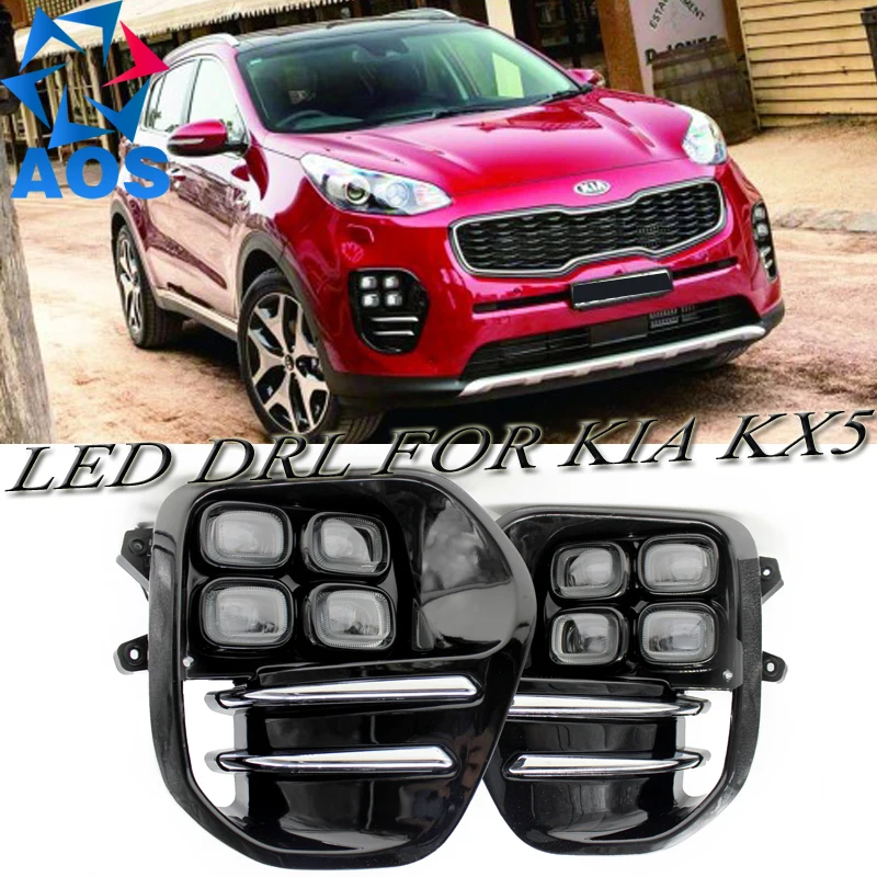 2PCs/set Car styling DRL Car daylight led drl Daytime Running Lights