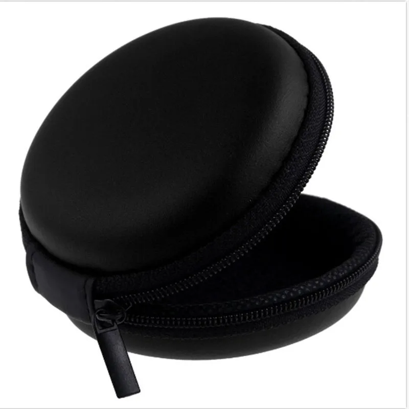 

1PC Zipper Waterproof Desk Clip Holder Storage EVA Earphone Wire Box(Without Earphone) Data Line Cables Box Size: 8x3.2cm