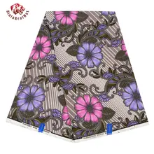 Африканская восковая ткань с принтом Новая bintabalwax ткань Анкара Африканский батик дышащий хлопок зеленая пятнистая ткань 40fs1287