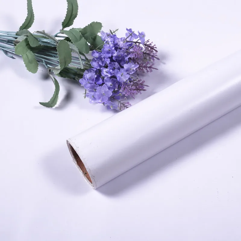 

White Self adhesive wallpaper PVC waterproof wallpaper wall sticker White instant stickers Furniture renovation drawer stickers
