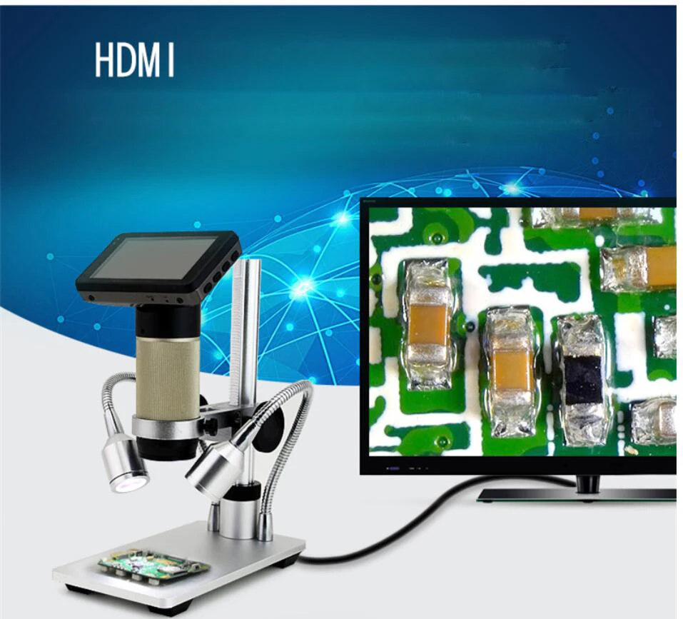 HDMI microscope 1080P microscope soldering microscope digital