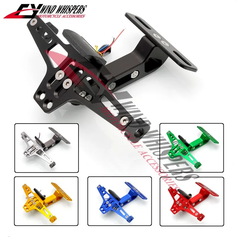 Motorcycle Adjustable Angle License Number Plate Frame ...