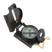 Высокоточный металлический карманный армейский Стиль компас военный кемпинг путешествие на выживание марширующая Регулируемая светящаяся марширующая линия