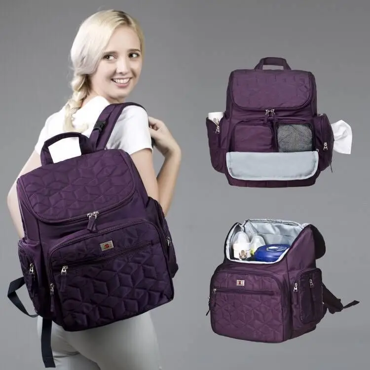 

Nylon Fashion Mummy Maternity Nappy Bag Multis accessories Baby Travel Backpack Diaper Organizer Nursing Bag For Baby Stroller
