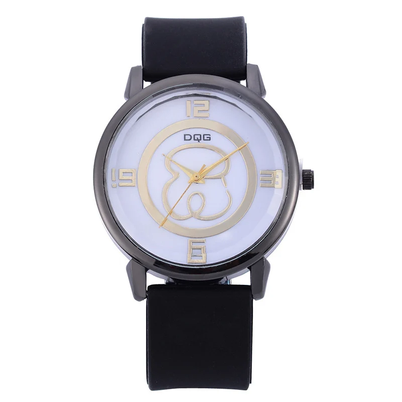 New Fashion Casual Women Quartz Watch Bear Watches Luxury Brand DQG Ladies Casual Dress Watch Clock reloj mujer kobiet zegarka - Color: 4