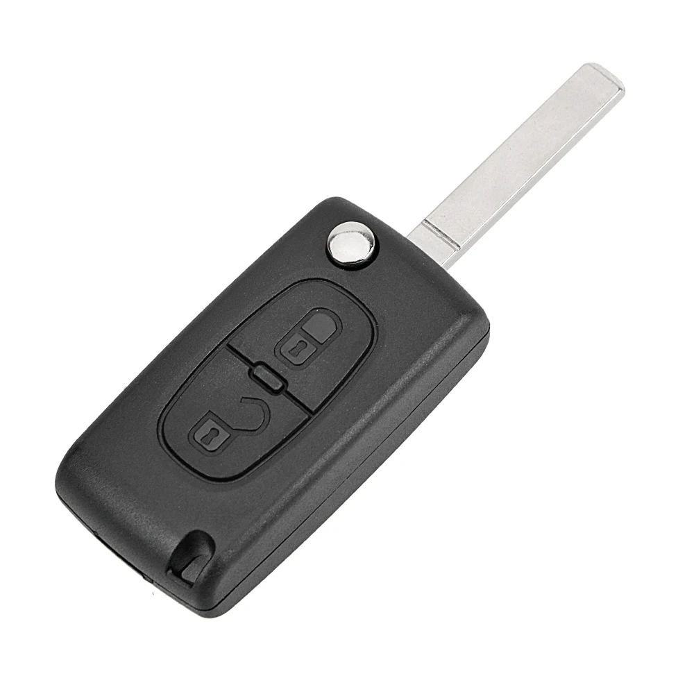 Замена Ce0536 дистанционный ключ автомобильный ключ оболочка для Citroen C2 C3 C4 PICASSO флип 2 кнопки Автомобильный ключ чехол Fob 1 шт
