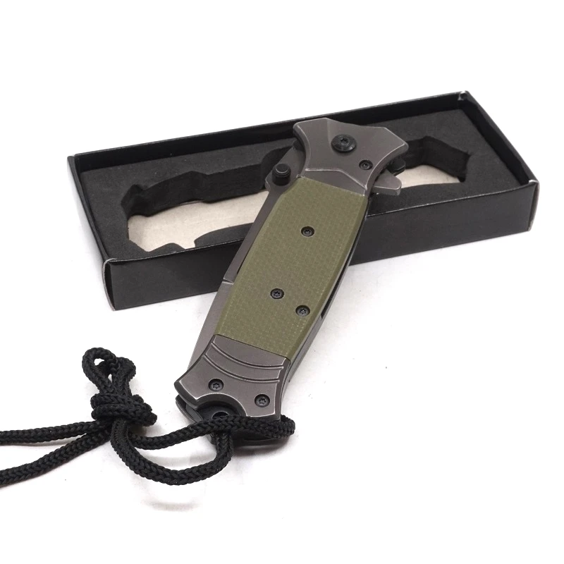 

Folding Knife Tactical Knife Pocket Camping Outdoor Hunting Survival Knives EDC 440c Blade G10 Handle Multitool Tools