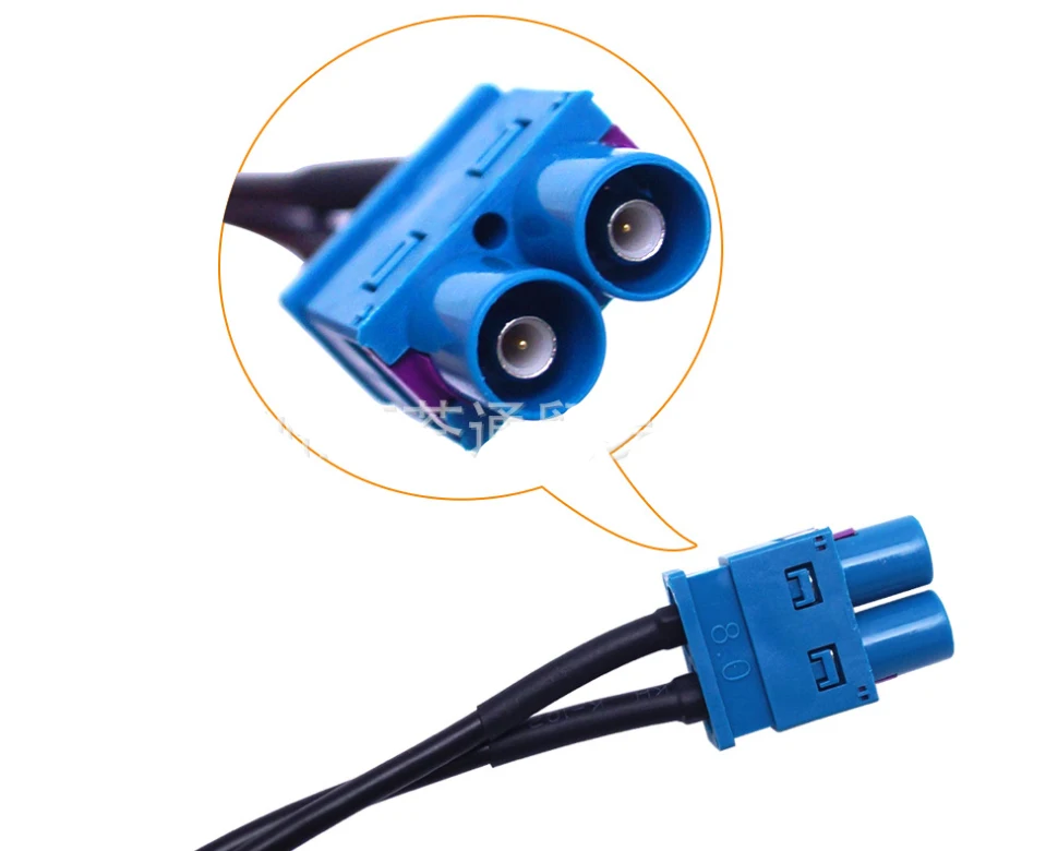 RNS510 MPD3 RCD510 двухсторонняя двойная радиоантенна Fakra адаптер гнездо для Volkswagen BMW Audi