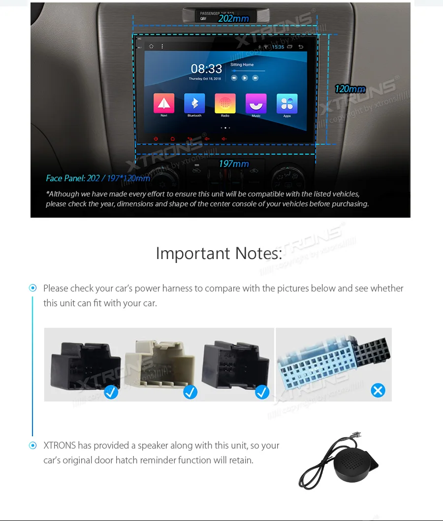 Best 8" Android 8.1 Oreo OS Car Multimedia GPS Radio for Buick Enclave 2008 2009 2010 2011 2012 with Split Screen Function Support 4