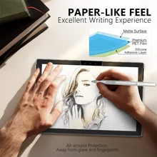 Бумага как текстура протектор экрана для поверхности Go Surface Book 1/2 13,5 15 ''матовая ПЭТ Антибликовая пленка устойчивая к царапинам