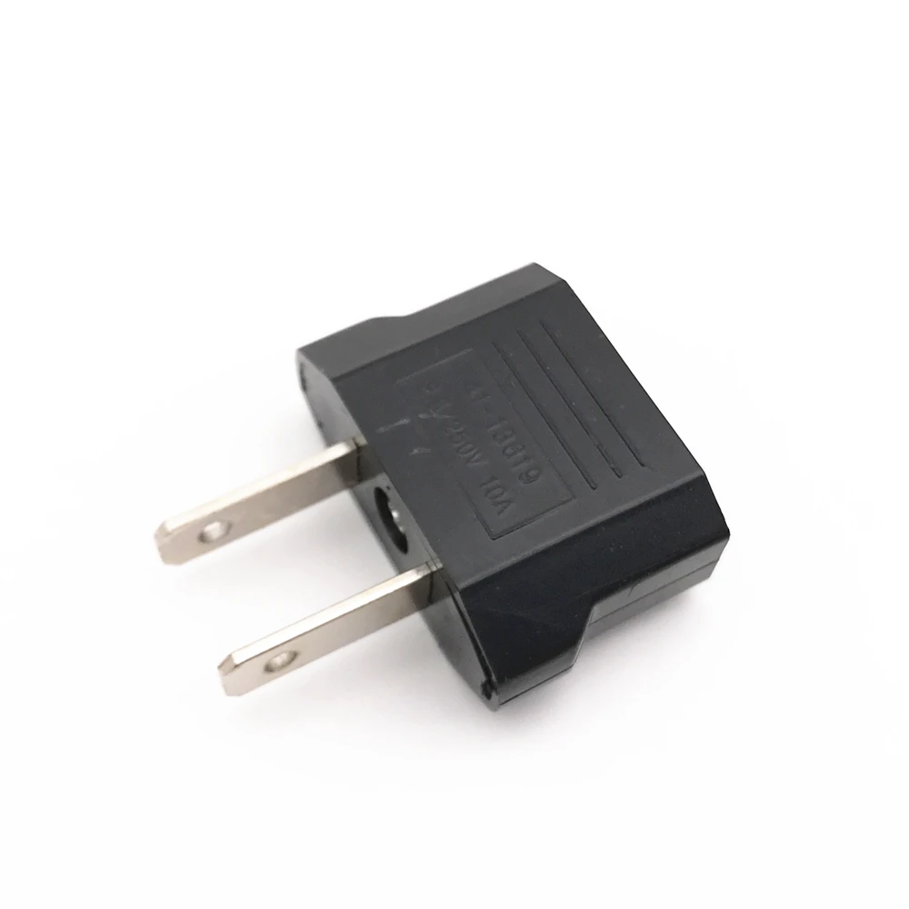 

Limskey 2018 2pcs European to American Outlet Plug Adapter EU Plug to US Plug Adapter Wholesale