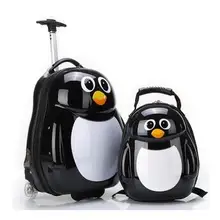 1" сумка на колесиках, детская дорожная сумка на колесиках, чемодан для багажа, детский чехол на колесиках для путешествий, детский чехол на колесиках с рюкзаком для детей