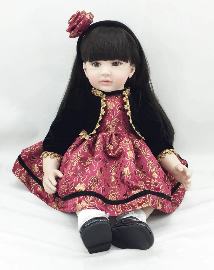 55 Cm Adora Bebe Reborn Fille Poupee Noir Cheveux Raides Asiatique Vetements Habille Princesse Fille Poupee Ethnique Princesse Fille Poupee Jouet Aliexpress