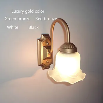 

1 * 25-40W / E27 large screw / hall / bedroom / stairways / mirror above / bed above the Continental Iron Wall Lamp