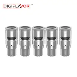 5 шт. оригинальный digiflavor эспрессо GVC-1/GVC-2 катушки форсунки Катушка 0.4ohm/0.2ohm Замена gvc электронной сигареты evaporizer танк катушки