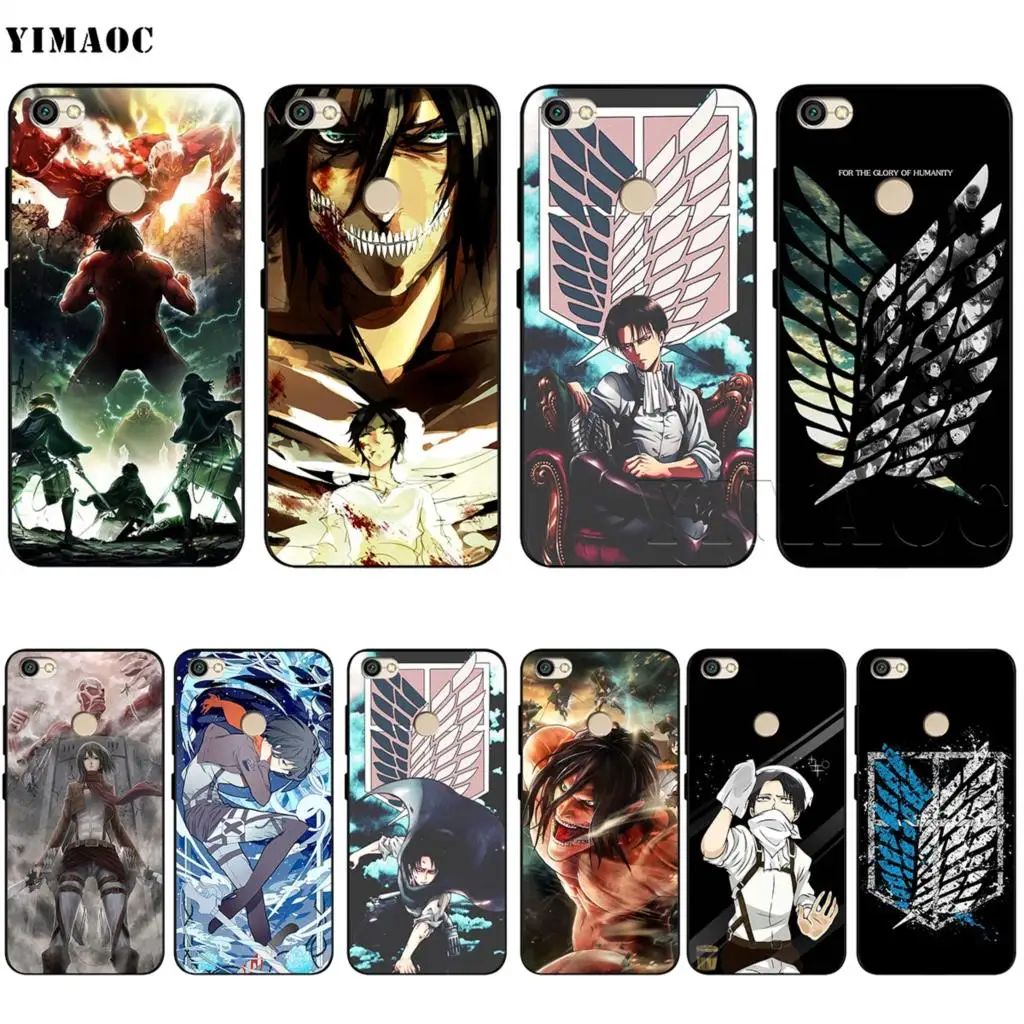

YIMAOC Attack On Titan Levi Silicone Case for Xiaomi Redmi Note 4 4x 4a 5 5a 6 8 Pro Prime Plus