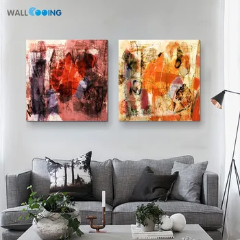 

Abstract graffiti art paint canvas painting Modular pictures home paintings setting spray artwork bathroom wall art Decorative