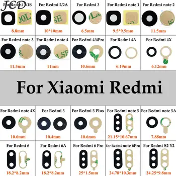 

JCD Camera Glass For Xiaomi Redmi Note 2 3 4 5 4x 5A Redmi 3 4 4A 6 Pro 5Plus Rear Back Camera Lens Glass + Sticker Repair Parts