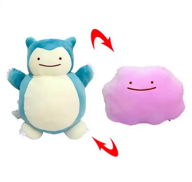 snorlax ditto plush reversible