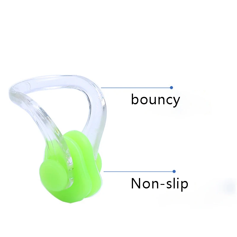 2 Pieces Earplugs Nose Clip Swim Set Waterproof Soft Silicone Swimming Ear Plugs Swim Water Sports Swimming Accessories