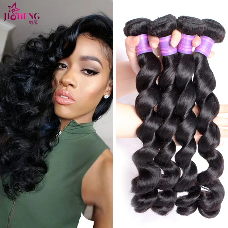 

New star hair Brazilian loose wave 3 pcs Brazilian hair weave bundles 8a unprocessed virgin hair loose wave Brazilian hair sale