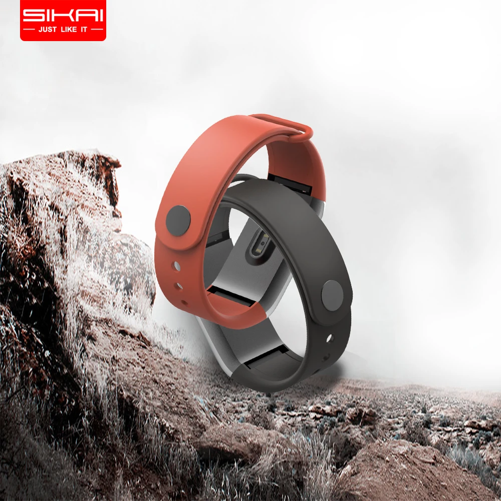 SIKAI силиконовый ремешок для часов Huami Amazfit Cor Замена удобный разноцветный браслет