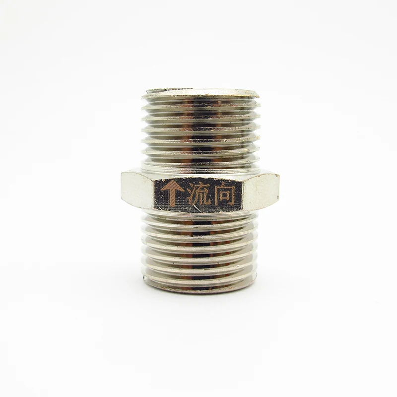 

1/2" BSP Male To 1/2" BSP Male Thread Brass Check Valve One Way Non-return Valve For Water